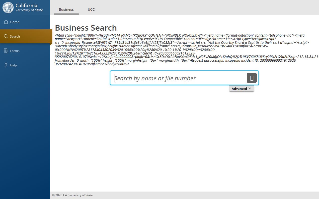 Merced County people search with California bizfile business records